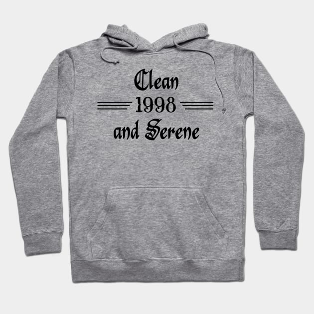 Clean and Serene 1998 Hoodie by JodyzDesigns